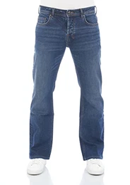 Hose Herren Bootcut Timor Denim Stretch Tiefer Bund Blau Schwarz 28W - 40W 30L - 36L, Farbvariante:Magne Undamaged Wash (54329), Größe:34W / 32L