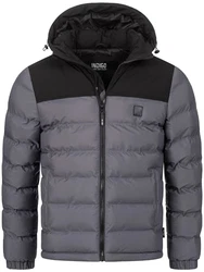 Indicode Herren Steppjacke Eberhardy Dk Grey