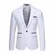 Generisch Herren Sakko Blazer Anzugjacke Herren Blazer Jackett Sakko Blazer Anzugjacke Herren Anzug Schwarz für Hochzeit Party Festlich