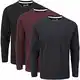 Charles Wilson 3er Pack Langarm T-Shirt Mit Rundhalsausschnitt (L, Dark Essentials 21 (0822))