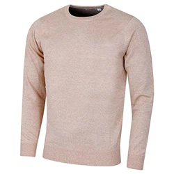 Calvin Klein Herren mit Rundhalsausschnitt Sweater Karamell