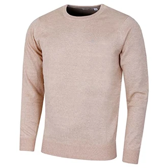 Calvin Klein Herren mit Rundhalsausschnitt Sweater Karamell Calvin Klein Herren mit Rundhalsausschnitt Sweater Karamell