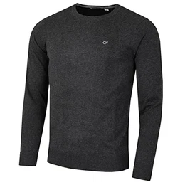 Herren Baumwolle Sweater - Charcoal - M