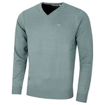 Calvin Klein Herren V-Ausschnitt Soft Cotton Pullover Salbei