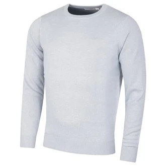 Calvin Klein Herren mit Rundhalsausschnitt Sweater Light Blau Marl