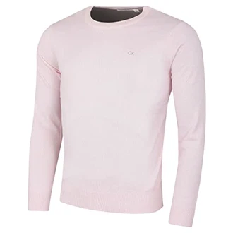 Calvin Klein Herren mit Rundhalsausschnitt Sweater Rosa Calvin Klein Herren mit Rundhalsausschnitt Sweater Rosa