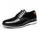 Bruno Marc Herren Anzugschuhe Schnürhalbschuhe Klassischer Business Derby Oxford Hochzeit Schuhe Schnürschuh Lederschuhe SCHWARZ SBOX2225M-E Größe 43 (EUR)