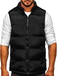 BOLF Herren Weste mit Kapuze Style J.Style MY88 [4D4] Schwarz (1U1)