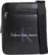 Calvin Klein Herren Monogramm Soft Reporter22 Crossovers, Schwarz
