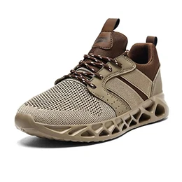 Sneaker Herren Schuhe Laufschuhe Sportschuhe Turnschuhe Leichtgewichts Tennisschuhe Joggingschuhe Männer Fitnessschuhe Walking Schuhe Running Shoes Braun 43
