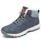 Mishansha Winterschuhe Herren Gefüttert Winterstiefel Damen Winterboots Rutschfest Wanderschuhe Winter Boots Wasserdicht Trekkingschuhe Schneestiefel Dunkelblau,Gr.43