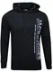 JACK & JONES Herren Kapuzenpullover Sweat Hoodie, Schwarz / Black , M