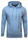 JACK & JONES Herren Kapuzenpullover Sweat Hoodie, Blau / Dusk Blue , M