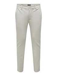 ONLY & SONS Herren Hose Mark hellbeige/Schwarz/Grau/Blau/Grün (22010209)