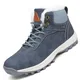 Mishansha Damen Herren Winterschuhe Warm Gefüttert Winterstiefel Wasserdicht Trekking Wanderschuhe 43 EU