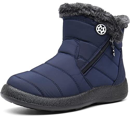 Unisex Winterstiefel Gefüttert | Warme Schneestiefel | Plüsch-Innenfutter | Für Damen & Herren | Outdoor & Indoor