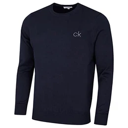Golf Herren Rundhals-Tour Sweater - Marine - S