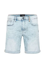 Blend 20715422 Herren Jeans Shorts Kurze Denim Shorts 5-Pocket mit Stretch Twister Fit Slim/Regular Fit, Größe:M, Farbe:Denim Light Blue (200290)