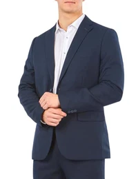 Herren Sakko Marine Tony I Schickes Sakko für Männer I Baukasten System I Modern & Sportlich I Jackett für Hochzeit & Business I Herrensakko für kräftige Männer
