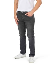 Herren Jeans Schwarz I Größe individuell wählbar I Bequeme Jeans Herren I Hosen aus Baumwolle & Polyester I Business- & Freizeithose Herren mit lässigem Fit I Mit 5 Taschen