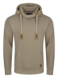 riverso Herren Kapuzenpullover RIVNiklas Regular Fit Hoodie Cobblestone Beige