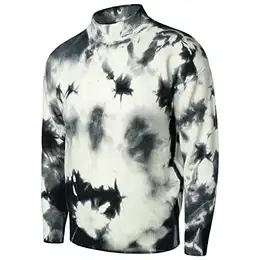 Top für Herren Herbst und Winter, lässig, gestrickt, Wollpullover mit Kragen mit Tinte, Splash Pullover, Schwarz , M