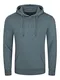 riverso Herren Kapuzenpullover RIVErik Hoodie Sweatshirt Pullover Logo Kapuze Kängurutaschen Regular Einfarbig Baumwolle Navy M, Größe:M, Farbe:Turbid Blue