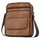 MISWAN Umhängetaschen Herren Klein Männerhandtasche Herrentasche Schultertasche Herren Leder Vintage Zum Umhängen Handgelenktasche Messenger Bag Tasche Geschenk für Arbeit Reise Alltagsleben