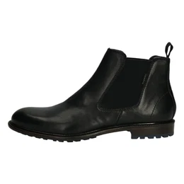 Herren Chelsea Boots, Männer Stiefeletten,uebergangsschuhe,uebergangsstiefel,Schlupfstiefel,flach,Stiefel,Bootee,schwarz (1000),41 EU / 7 UK
