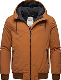 Herren Winterjacke mit Kapuze Maddy Cinnamon Gr. M