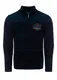 Carisma Strickpullover für Herren • Herren Troyer mit Stickerei • Angenehmer Regular Fit Pullover für Büro und Freizeit 7803 Navy M