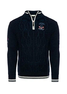 Carisma Strickpullover für Herren Troyer mit Stickerei 7804