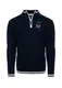 Carisma Strickpullover für Herren ? Herren Troyer mit Stickerei ? Angenehmer Regular Fit Pullover für Büro und Freizeit 7804 Navy L