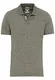 camel active Herren Kurzarm Poloshirt Regular Fit aus nachhaltigem Baumwollmix in Blau, Dunkelgrau, Grau und Grün Grün Menswear-M