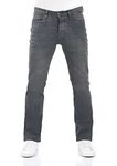 riverso Herren Jeans Hose RIVFalko Bootcut Jeanshose Basic Denim Stretch Grau