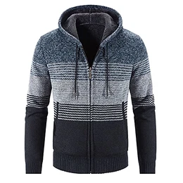 Herren Jacke übergangsjacke,Winter Wasserdicht Warme Daunenjacken Leicht Gefüttert Steppjacke Atmungsaktiv Wintermantel mit Stehkragen Zip Outdoor Winterjacke (a-Blue, XXL)