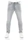riverso Herren Jeans Hose RIVToni Tapered Fit Jeanshose Baumwolle Denim Stretch Grau w29 w30 w31 w32 w33 w34 w36 w38, Farbe:Grey Denim (G113), Größe:32W / 32L