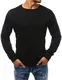 LEGRANCE - Sweatshirt für Herren   Sweatshirt Pullover Langarmshirt Basic Größe: M   Schwarz Sweatshirt