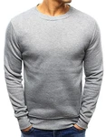 LEGRANCE Sweatshirt für Herren Pullover Langarmshirt Basic Grau