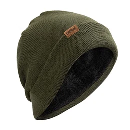 Mütze Herrenmütze Damenmütze Wintermütze Winter Beanie Mützen Mutzen Haube Wollmütze Strickmütze Geschenke fur Herren Damen Grün