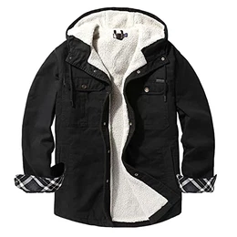 Herren Winterjacke Kapuze Winterparka Herrenjacke Parka Arbeitsjacke Herren Skijacke Herren Steppjacke Herren Mantel Winter Lang