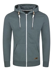 riverso Herren Kapuzenjacke RIVThilo Regular Fit Hoodie Blau