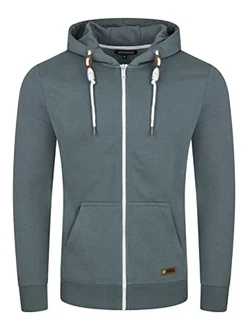 riverso Herren Kapuzenjacke RIVThilo Regular Fit Hoodie Blau