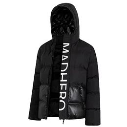 Herren Skijacke Atmungsaktiv Warm Gefüttert Winterjacke Arbeitsjacke Herren Jacke Herren üBergangsjacke Herren Mantel Winter Mantel Herren Schwarz