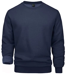 MAGCOMSEN Crewneck Sweatshirts Herren Essentials  Dunkelblau