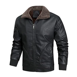 Herren Leder Jacken Bomberjacke Pilotenjacke Blouson Softshelljacke Cargo Jacke Bomber Jagdjacke Winterjacke Piloten Jacket Herbstjacke Outdoorjacke Army Jacke Cargo Feldjacke Lederjacke Winterjacke