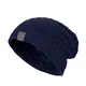 Kungber Slouch Beanie Mütze Herren Wintermütze Strickmütze, Warme Unisex mützen mit Teddyfleece für Damen (Naval)