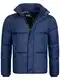 Indicode Herren Lanse Winterjacke mit Stehkragen   Herrenjacke Jacke Steppjacke Männer Navy M