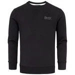 REPUBLIX Herren Basic College Sweatshirt Pullover Sweatjacke Hoodie R-0060 Schwarz (R-0060)