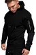 REPUBLIX Herren Cargo-Style Pullover Sweatshirt Hoodie Sweater Camouflage R0403 Schwarz M